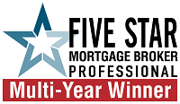 Five Star mortgage broker professional multi-year winner